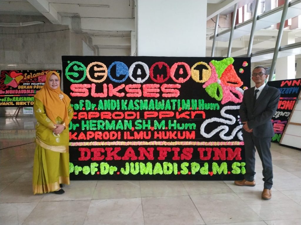 Prof. Dr. H. Andi Kasmawati M. Hum., dan Dr. Herman., SH., Hum.